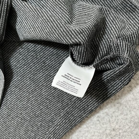 Nike Polo Shirt Mens XL Stripe Gray Performance PGA Bethpage Black Golf Dri Fit - Picture 8 of 10